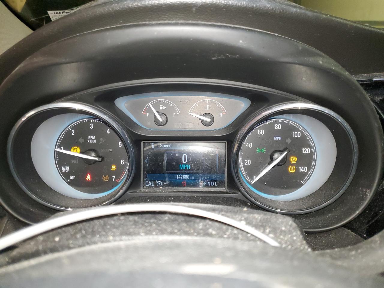 2017 Buick Envision VIN LRBFXCSA6HD122619 Copart auction photo, front end damage thumbnail 9