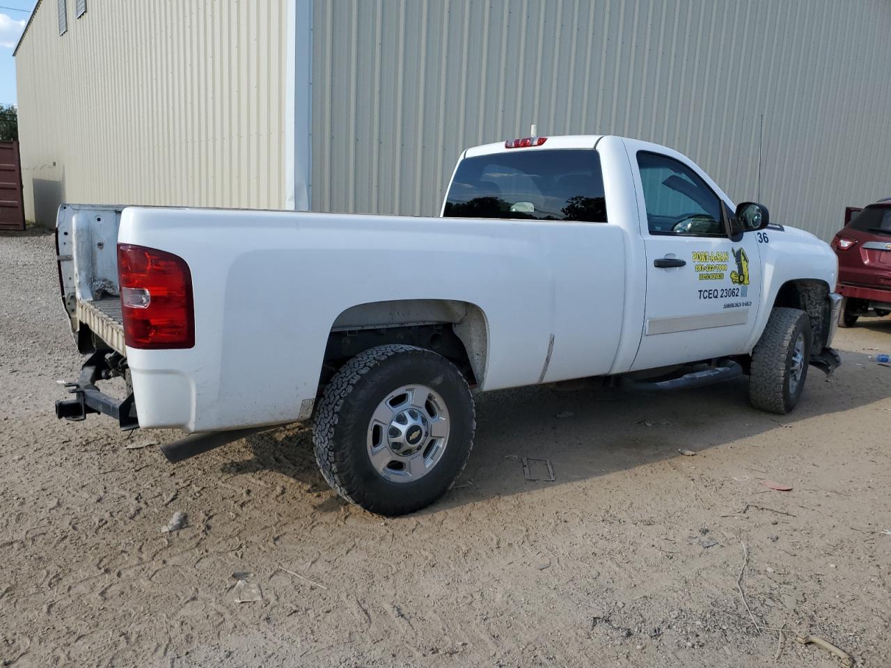 2011 Chevrolet Silverado VIN 1GC0CXCG4BF106959 Copart auction photo, side / front end damage thumbnail 4