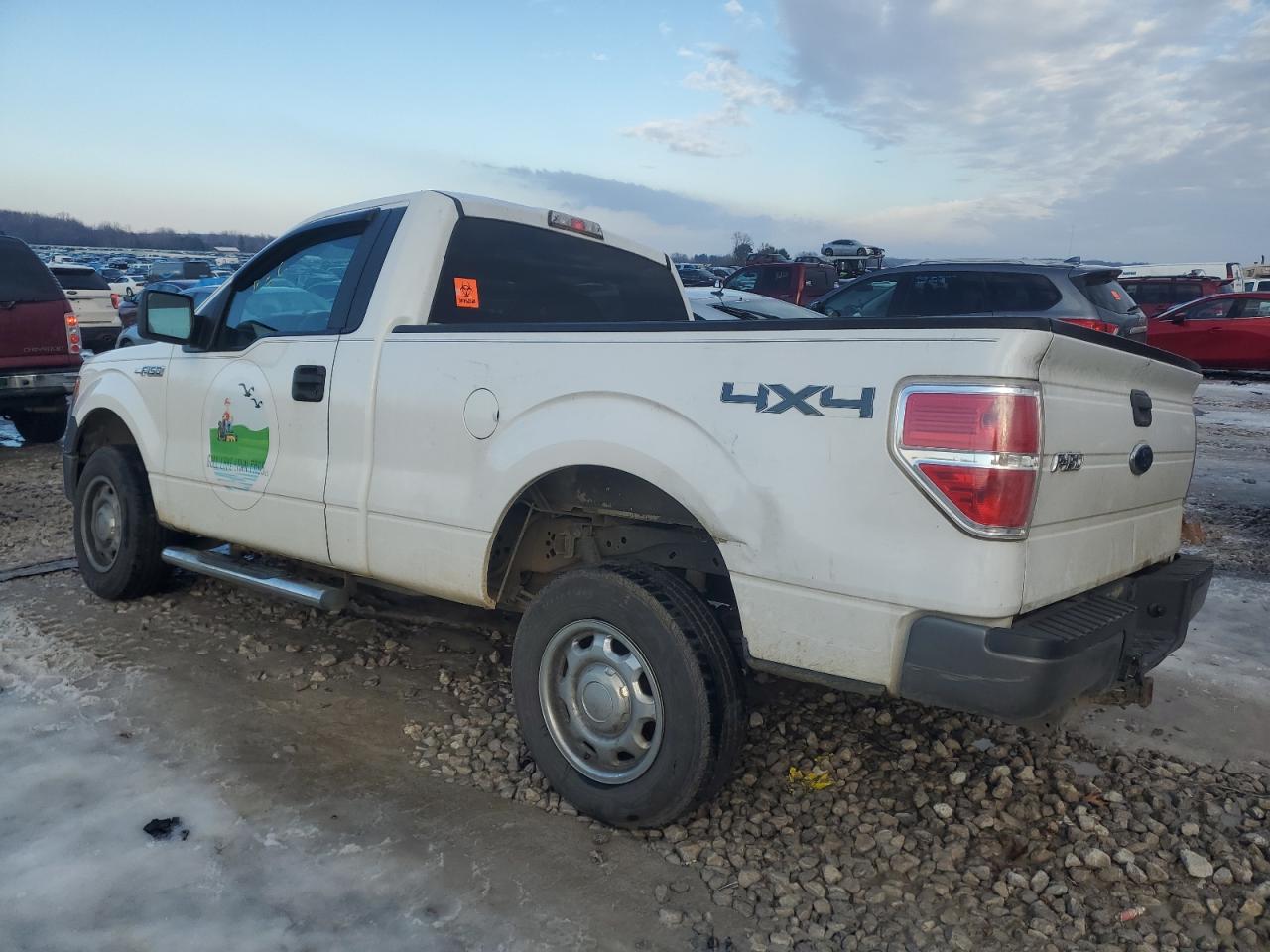 2010 Ford F-150 VIN 1FTMF1EW3AFD75950 Copart auction photo, front end / side damage thumbnail 2