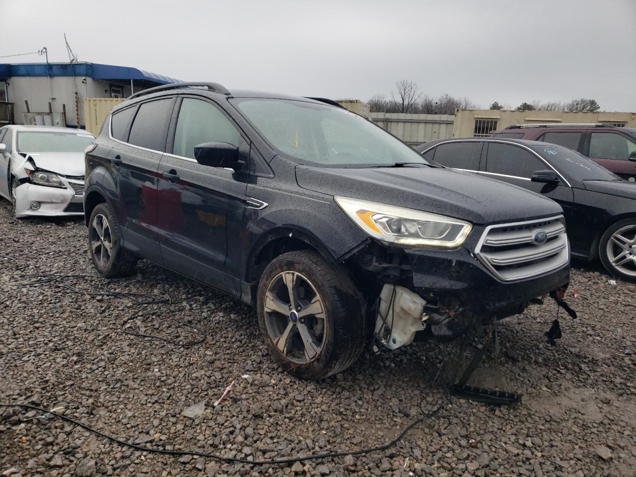 2018 Ford Escape VIN 1FMCU0HD7JUA16064 Copart auction photo, front end damage thumbnail 4