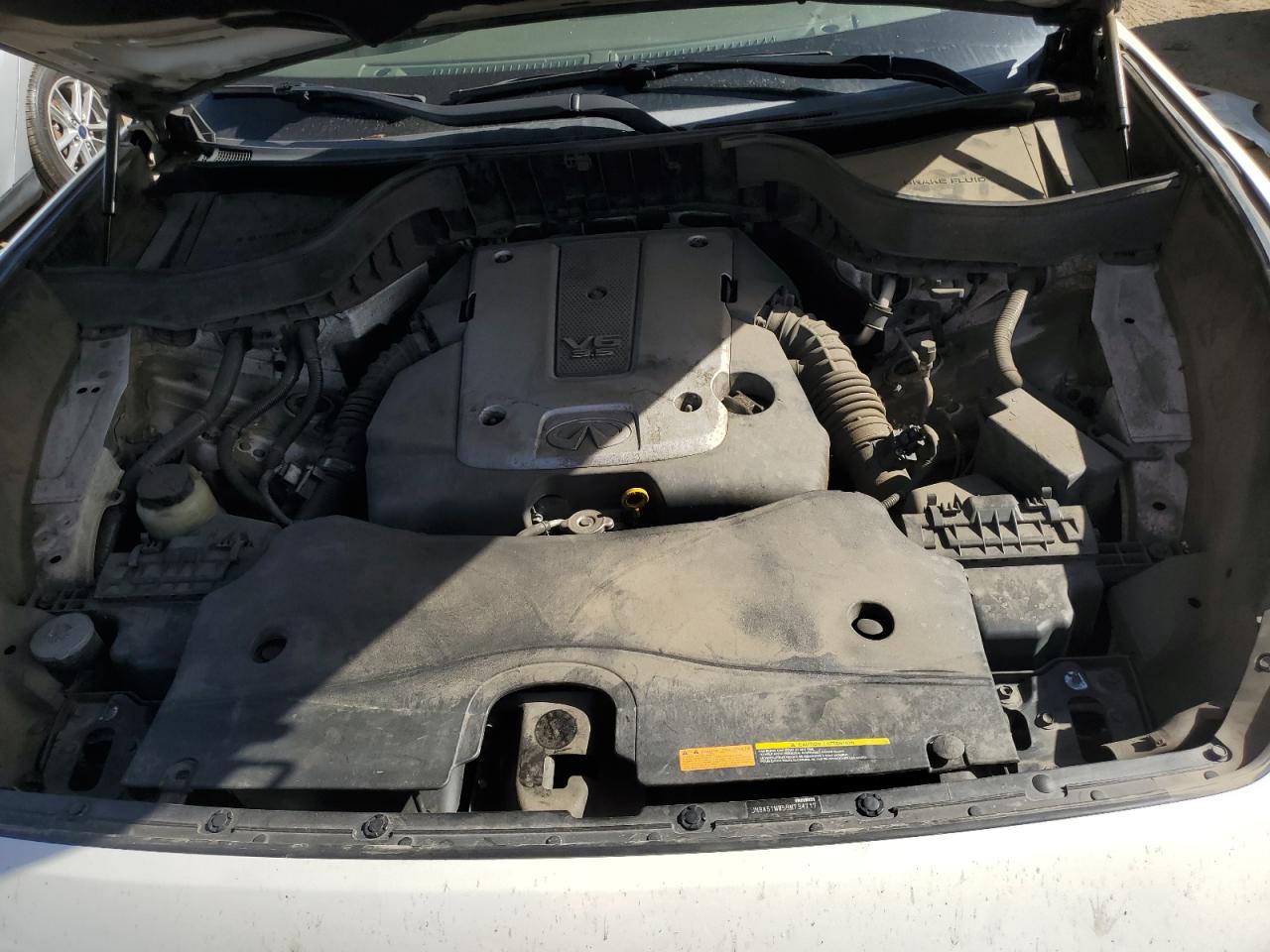 2011 Infiniti FX VIN JN8AS1MW5BM734717 Copart auction photo, side / rear end damage thumbnail 13