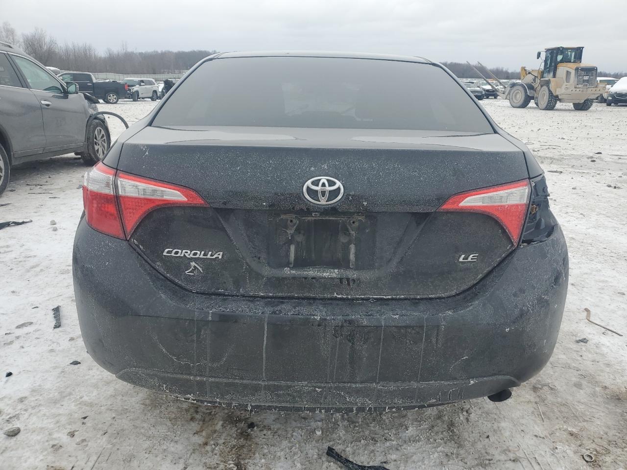 2015 Toyota Corolla VIN 2T1BURHE0FC464194 Copart auction photo, all over damage thumbnail 6