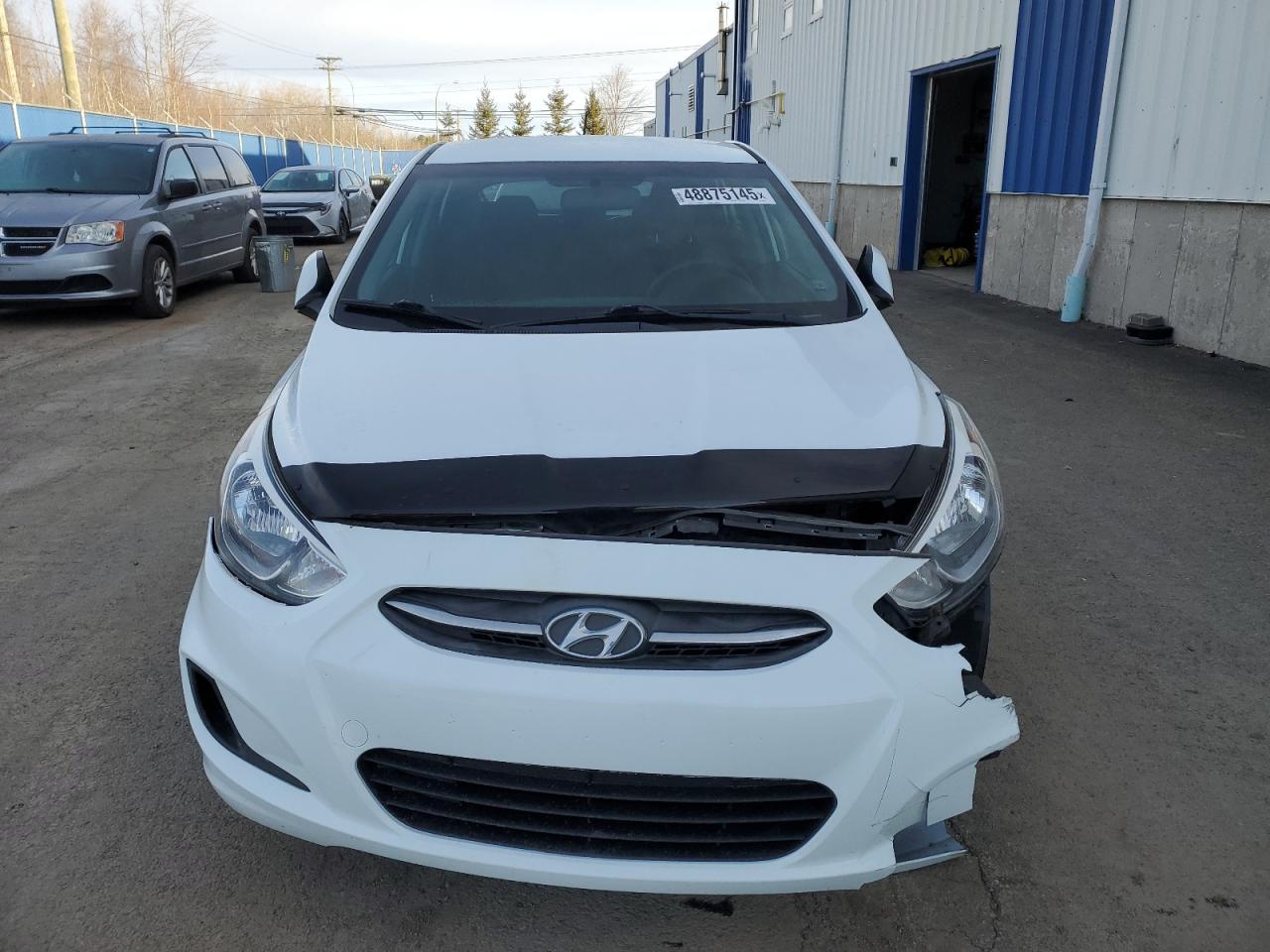 2017 Hyundai Accent VIN KMHCT5AE9HU353011 Copart auction photo, front end damage thumbnail 5
