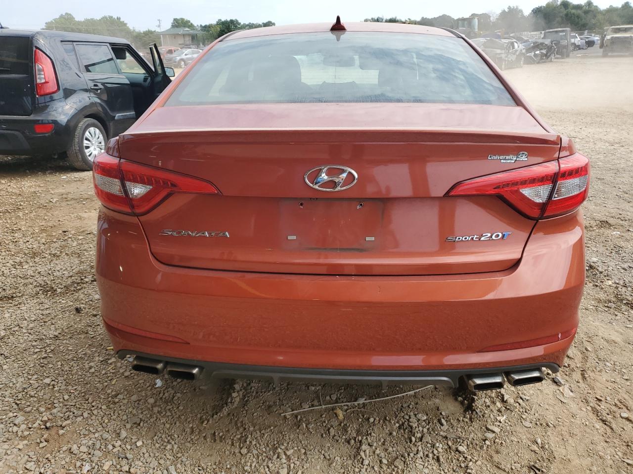 2015 Hyundai Sonata VIN 5NPE34AB4FH197626 Copart auction photo, front end damage thumbnail 6