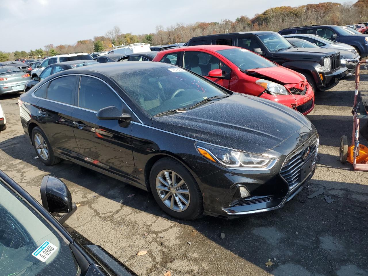 2018 Hyundai Sonata VIN 5NPE24AF2JH681650 Copart auction photo, side / minor dent/scratches damage thumbnail 4