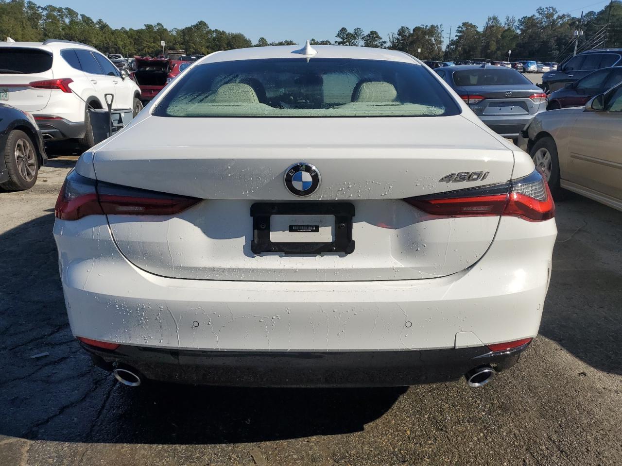 2021 BMW 4er VIN WBA53AP03MCF97965 Copart auction photo, water/flood damage thumbnail 6