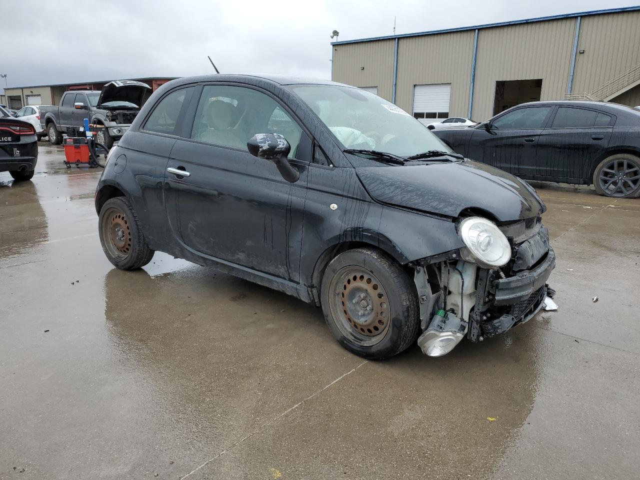 2013 Fiat 500 VIN 3C3CFFAR9DT740820 Copart auction photo, front end damage thumbnail 4