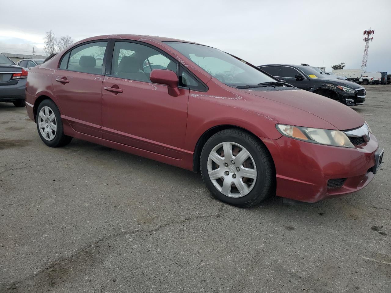 2010 Honda Civic VIN 2HGFA1F51AH504605 Copart auction photo, minor dent/scratches damage thumbnail 4