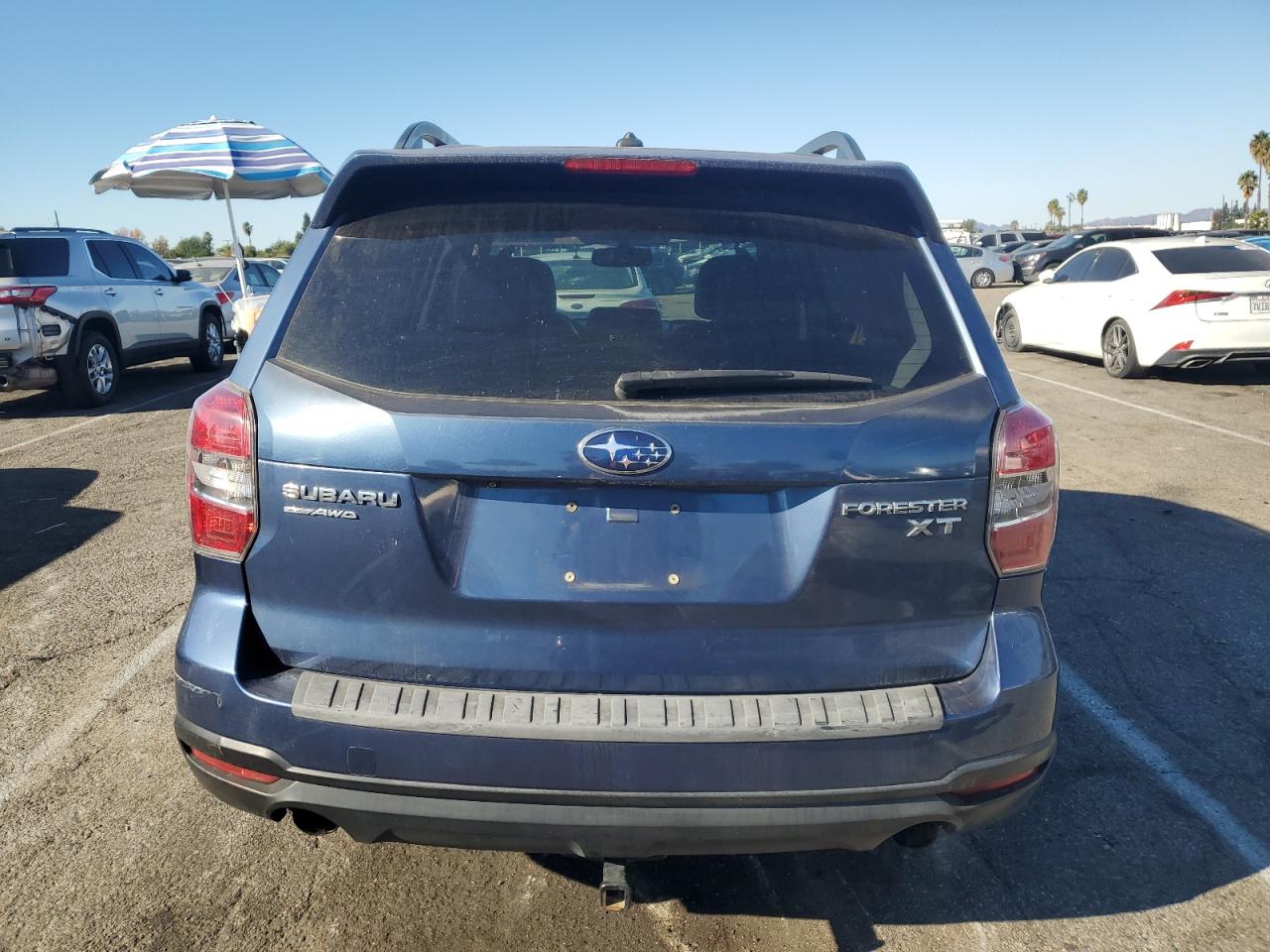 2014 Subaru Forester VIN JF2SJGMC4EH459092 Copart auction photo, front end / undercarriage damage thumbnail 6