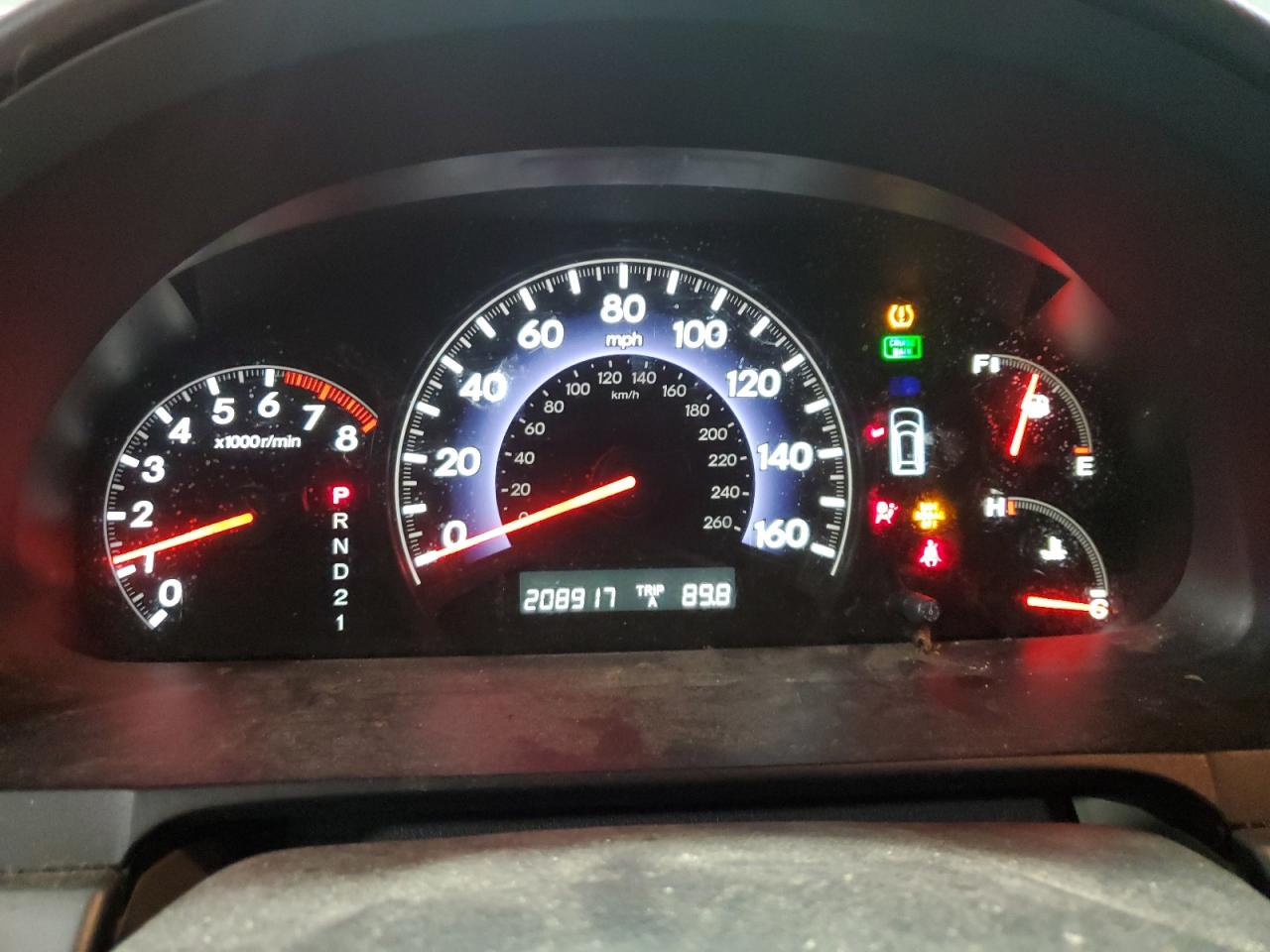 2008 Honda Odyssey VIN 5FNRL38768B050769 Copart auction photo, front end / rear end damage thumbnail 9