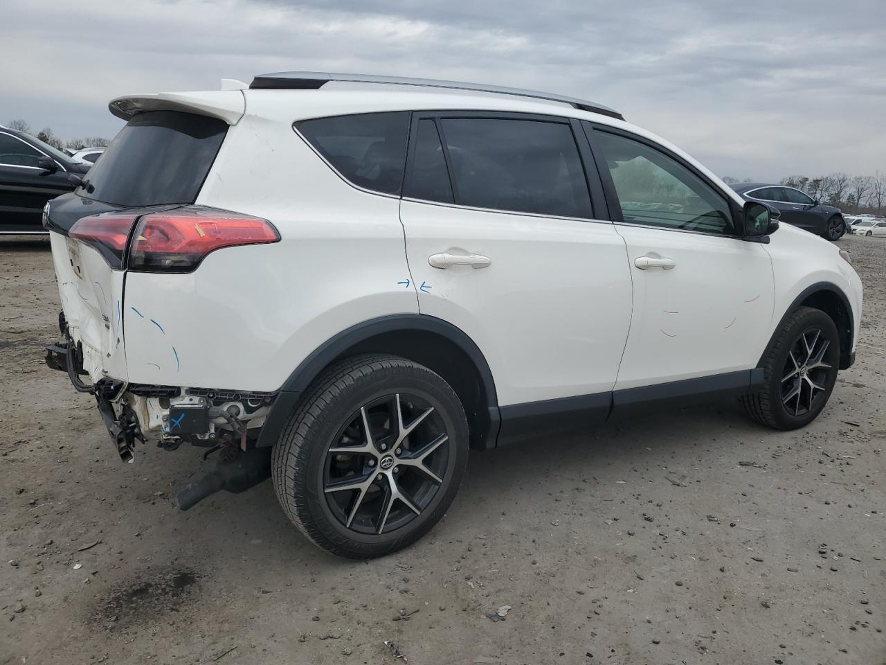 2018 Toyota RAV 4 VIN JTMJFREV8JJ191819 Copart auction photo, undercarriage / rear end damage thumbnail 3