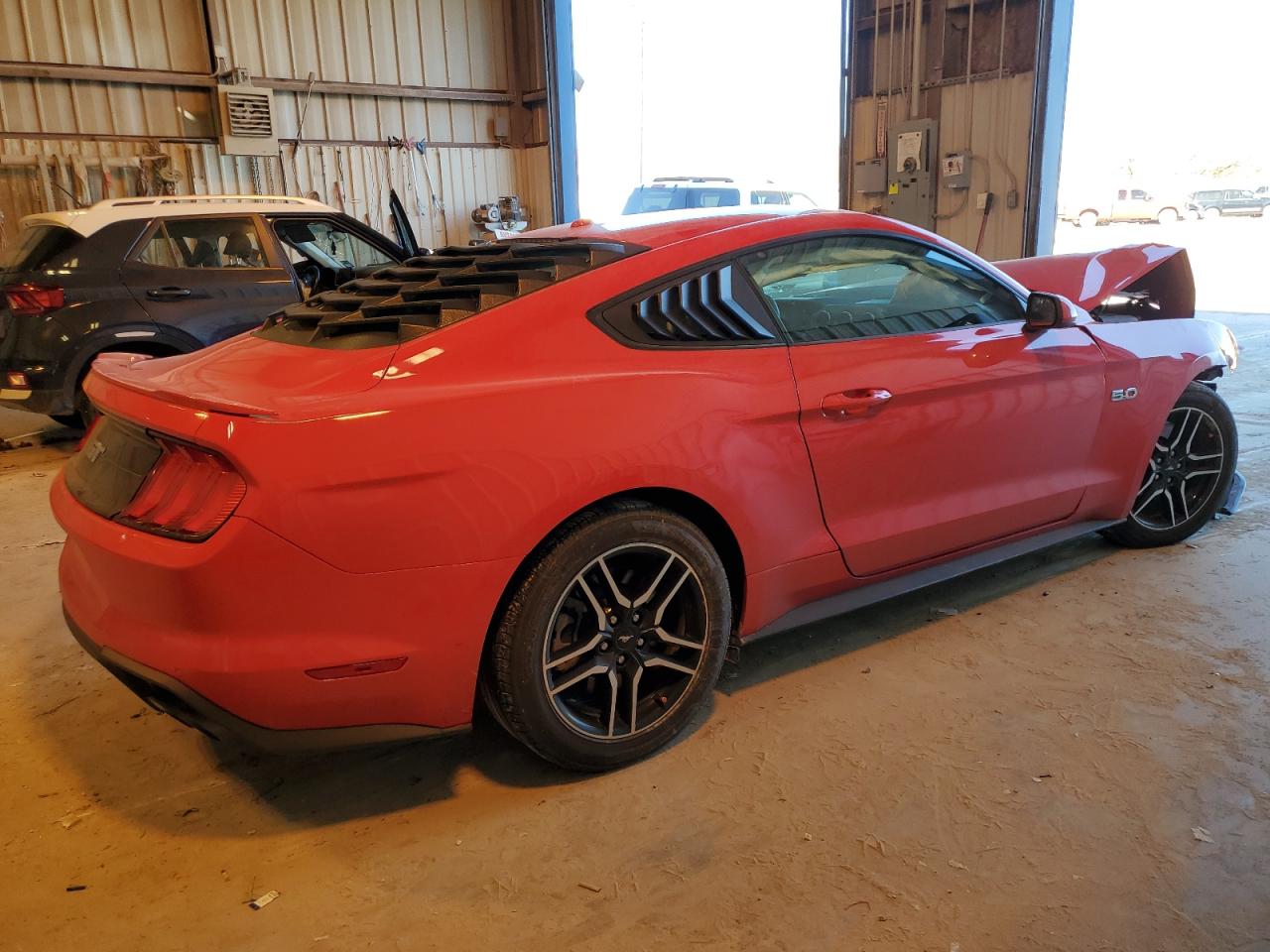 2019 Ford Mustang VIN 1FA6P8CF1K5196353 Copart auction photo, mechanical / front end damage thumbnail 3