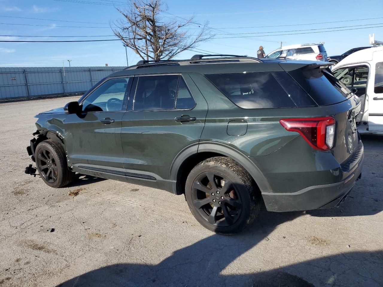 2022 Ford Explorer VIN 1FM5K8GC0NGC20862 Copart auction photo, front end / undercarriage damage thumbnail 2
