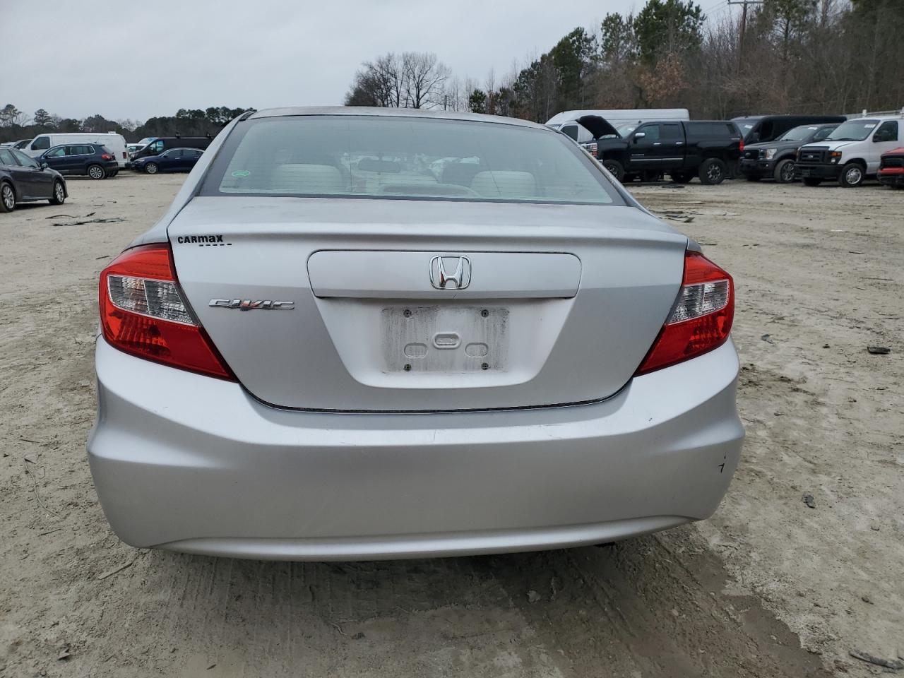 2012 Honda Civic VIN 2HGFB2F57CH325569 Copart auction photo, frame damage / front end damage thumbnail 6