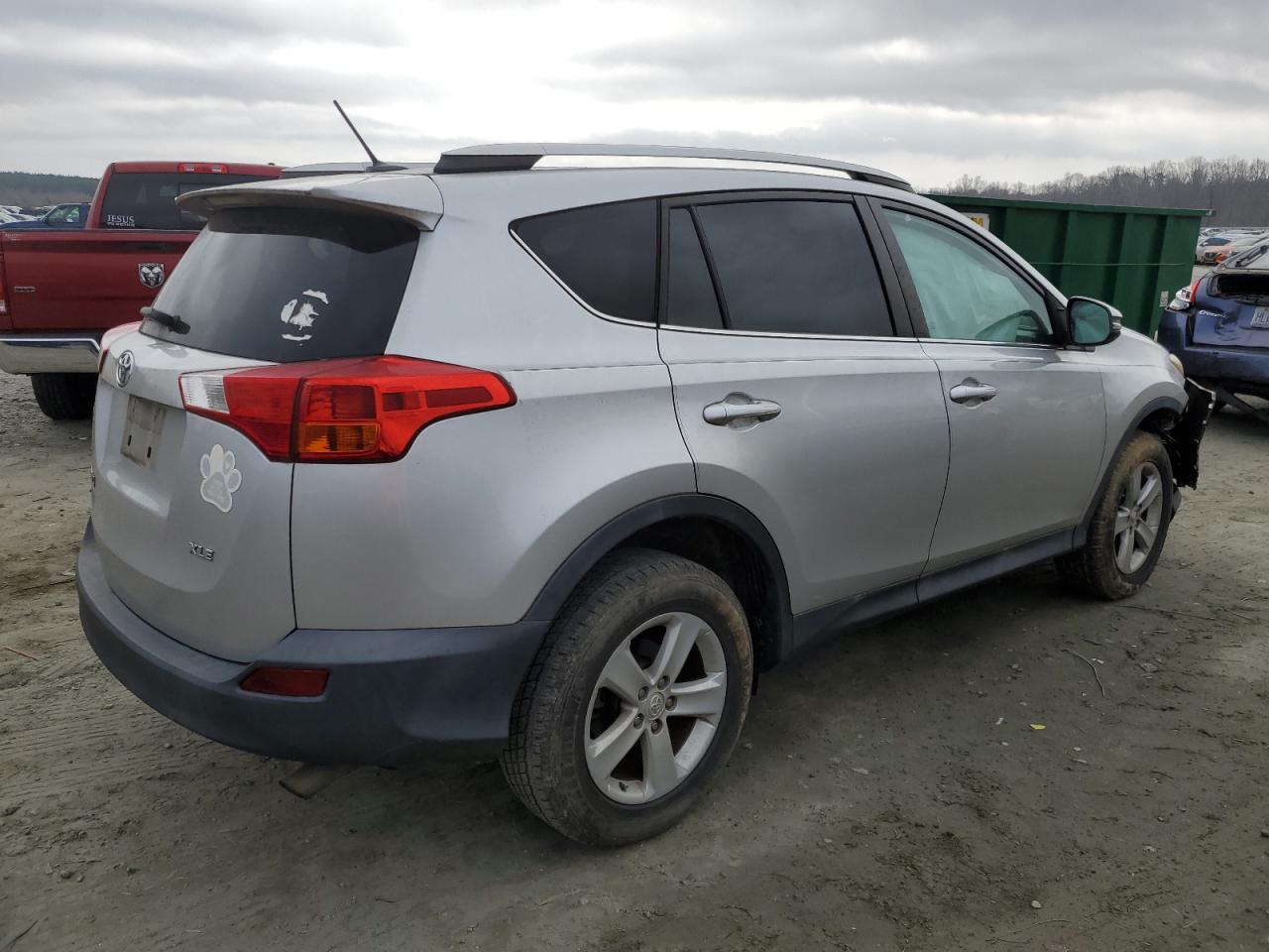2014 Toyota RAV 4 VIN 2T3WFREV0EW128260 Copart auction photo, front end damage thumbnail 3