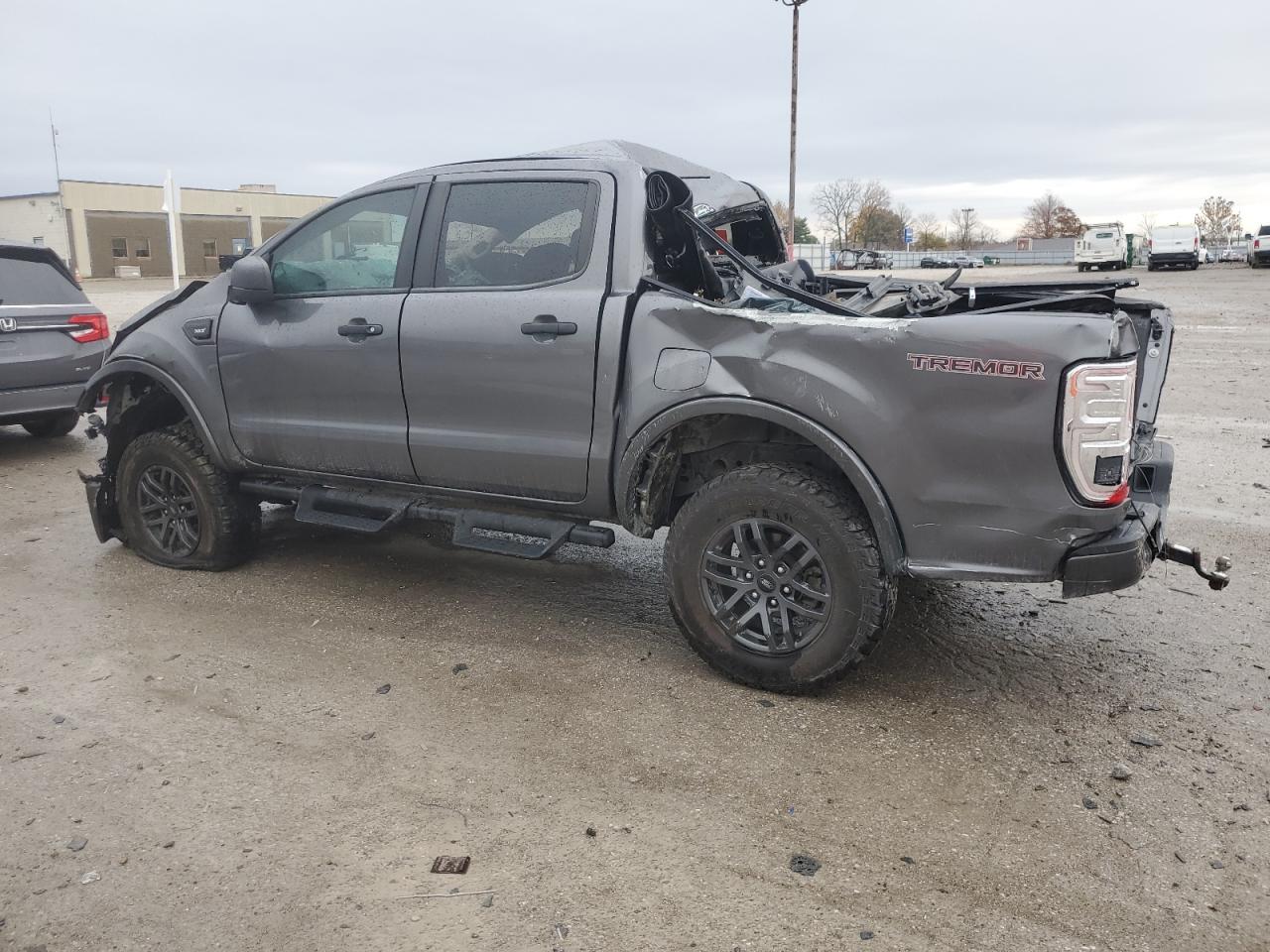 2022 Ford Ranger VIN 1FTER4FH3NLD08737 Copart auction photo, rear end / front end damage thumbnail 2