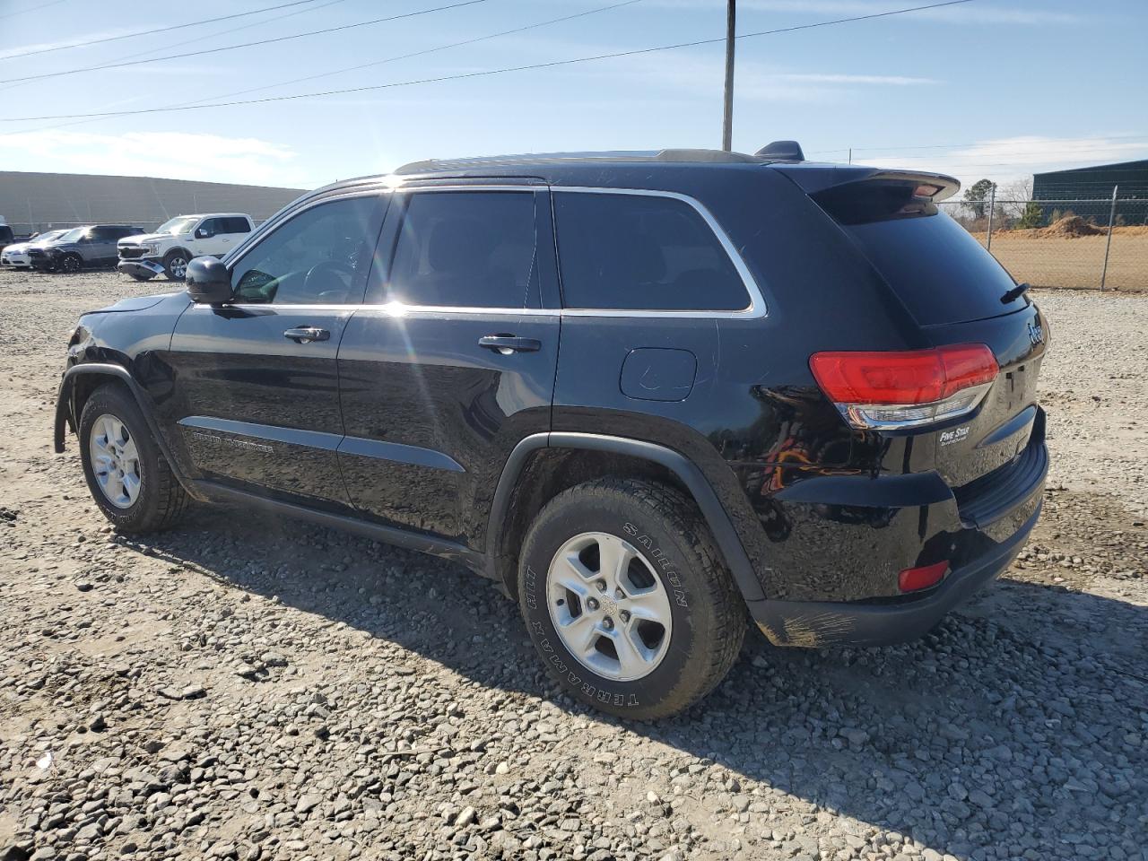 2017 Jeep Grand Cherokee VIN 1C4RJEAGXHC826488 Copart auction photo, front end / side damage thumbnail 2