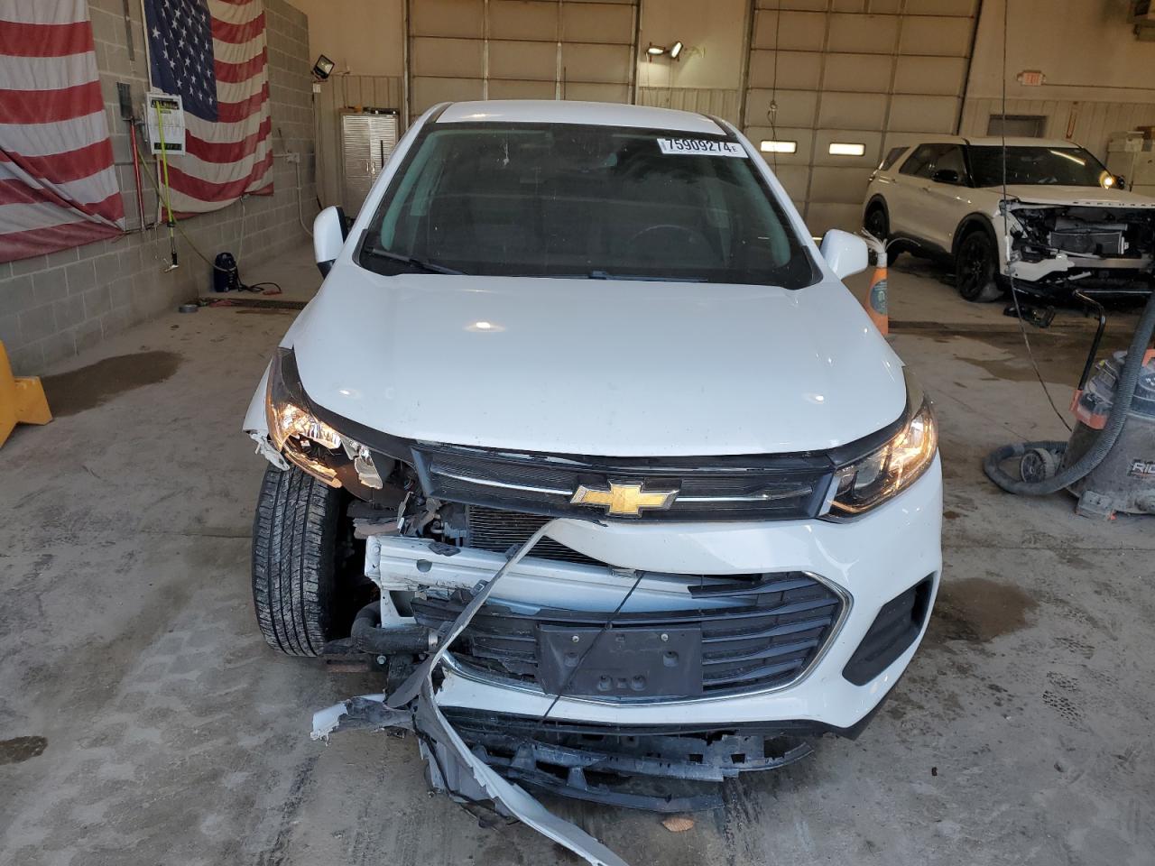 2017 Chevrolet Trax VIN KL7CJKSB6HB212371 Copart auction photo, front end / minor dent/scratches damage thumbnail 5