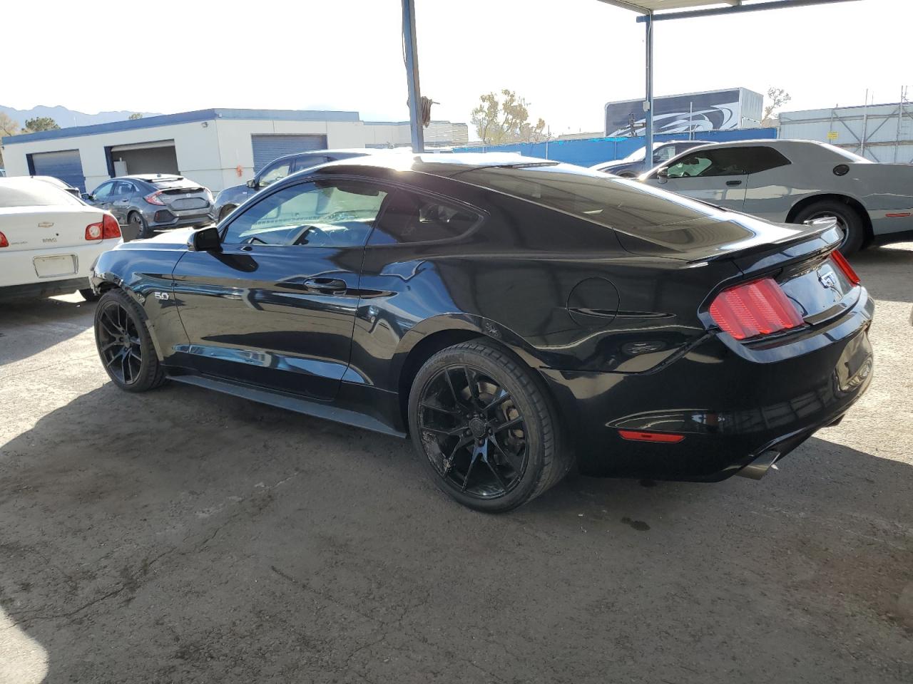 2015 Ford Mustang VIN 1FA6P8CF9F5385032 Copart auction photo, all over damage thumbnail 2