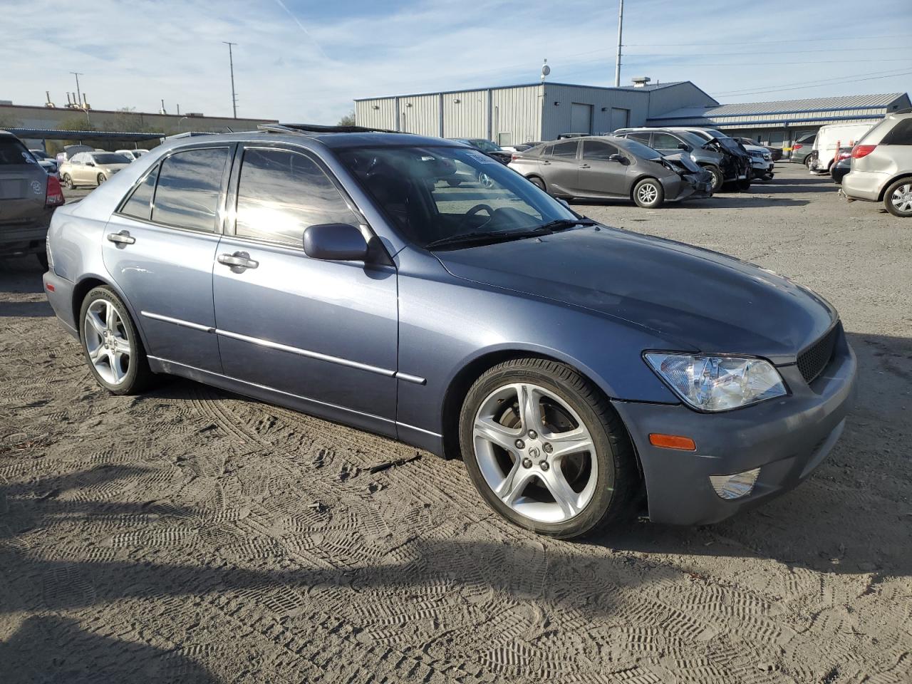 2004 Lexus IS VIN JTHBD192240092367 Copart auction photo, side damage thumbnail 4