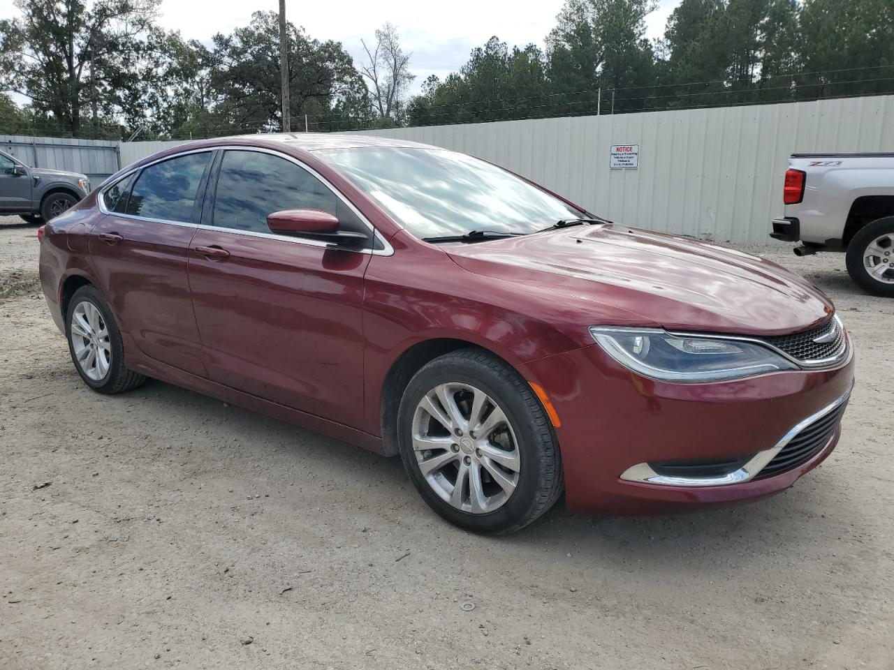 2017 Chrysler 200 VIN 1C3CCCAB4HN512045 Copart auction photo, water/flood / minor dent/scratches damage thumbnail 4