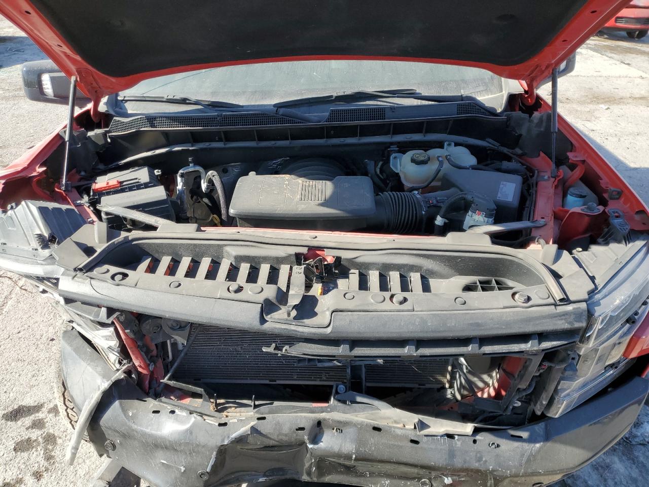 2019 Chevrolet Silverado VIN 3GCPYFED6KG204001 Copart auction photo, front end / minor dent/scratches damage thumbnail 11