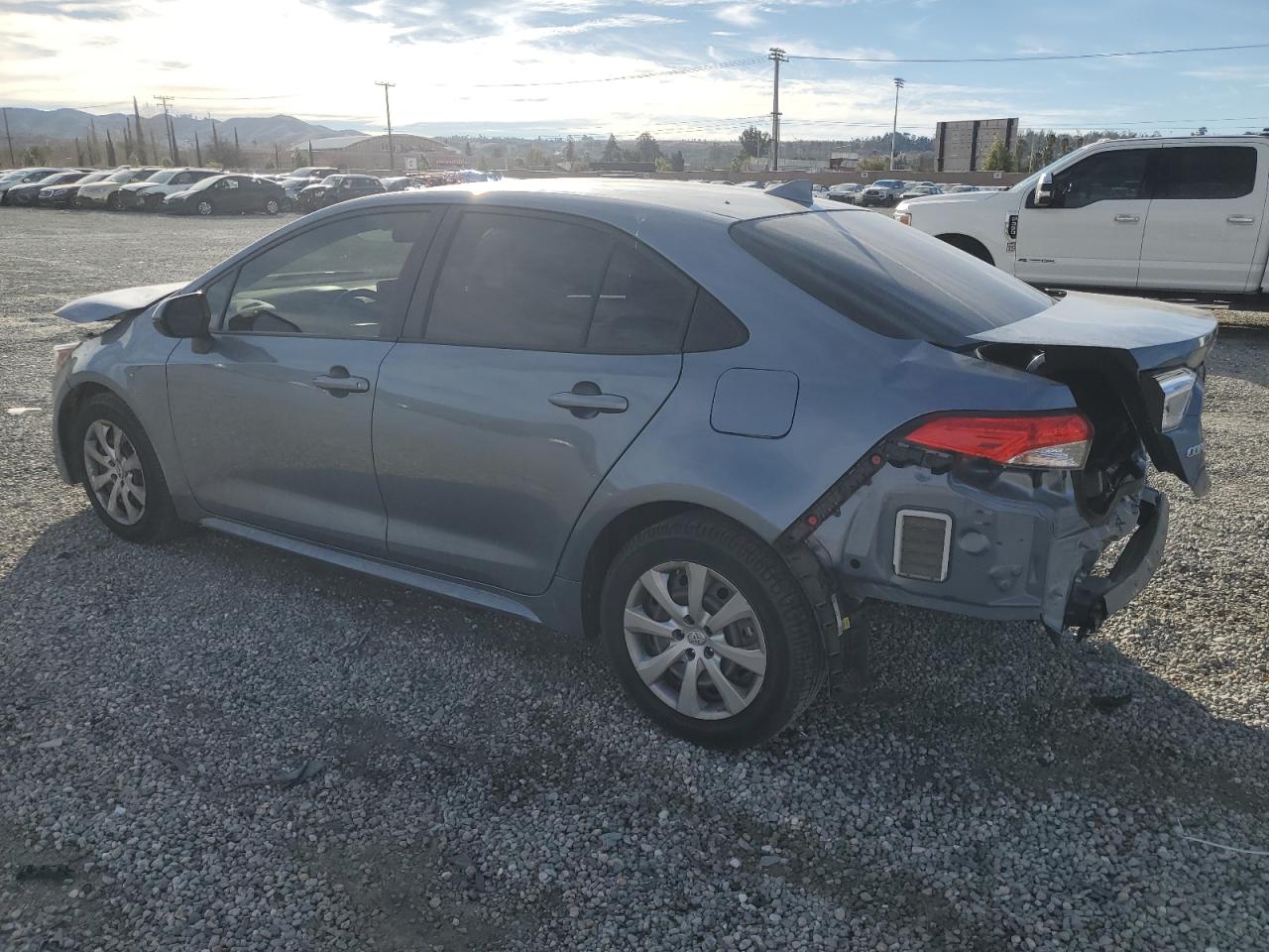2020 Toyota Corolla VIN JTDEPRAE7LJ104483 Copart auction photo, front end / rear end damage thumbnail 2