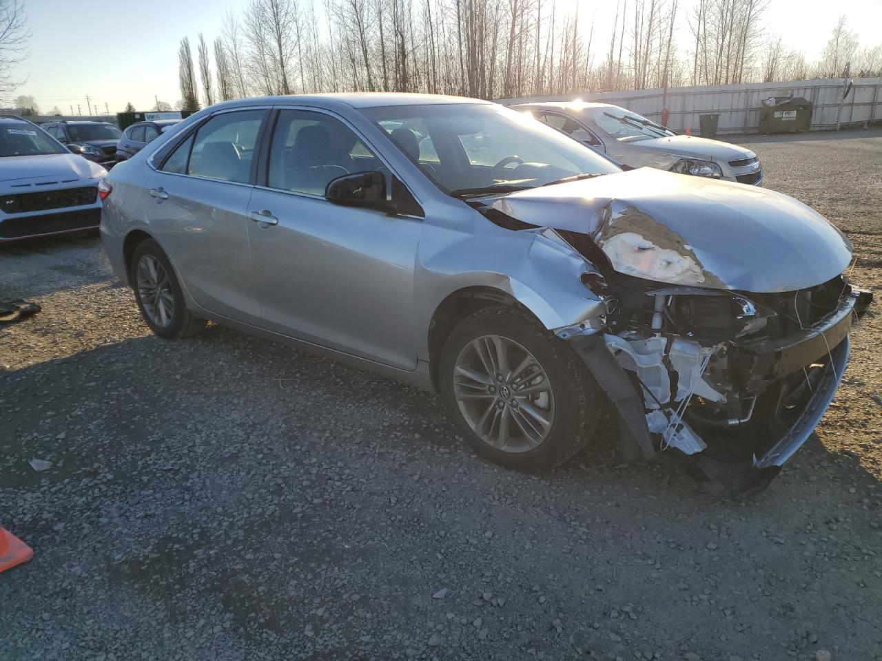 2017 Toyota Camry VIN 4T1BF1FK9HU736120 Copart auction photo, front end damage thumbnail 4