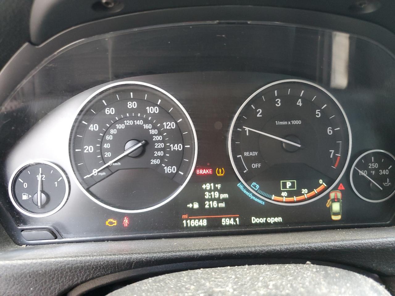 2014 BMW 3er VIN WBA3B5C56EP541285 Copart auction photo, front end damage thumbnail 9
