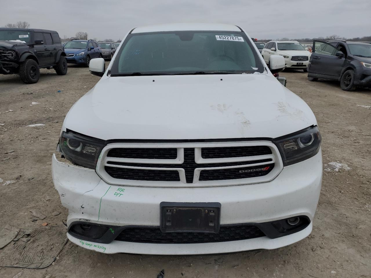 2017 Dodge Durango VIN 1C4RDJDG8HC660855 Copart auction photo, front end damage thumbnail 5