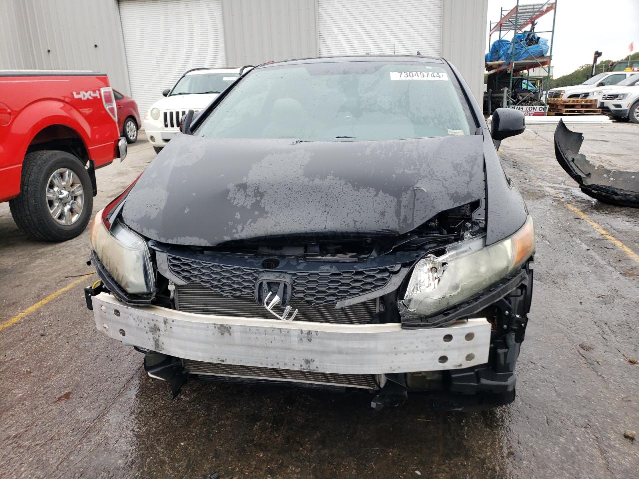 2012 Honda Civic VIN 2HGFG3B81CH524253 Copart auction photo, front end damage thumbnail 5