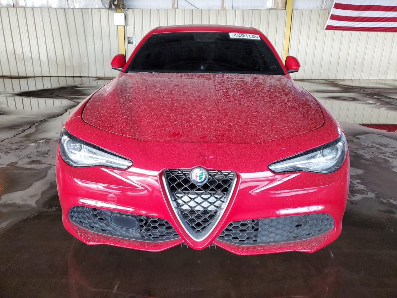2018 Alfa Romeo Giulia VIN ZARFAEBNXJ7567280 Copart auction photo, rear end damage thumbnail 5