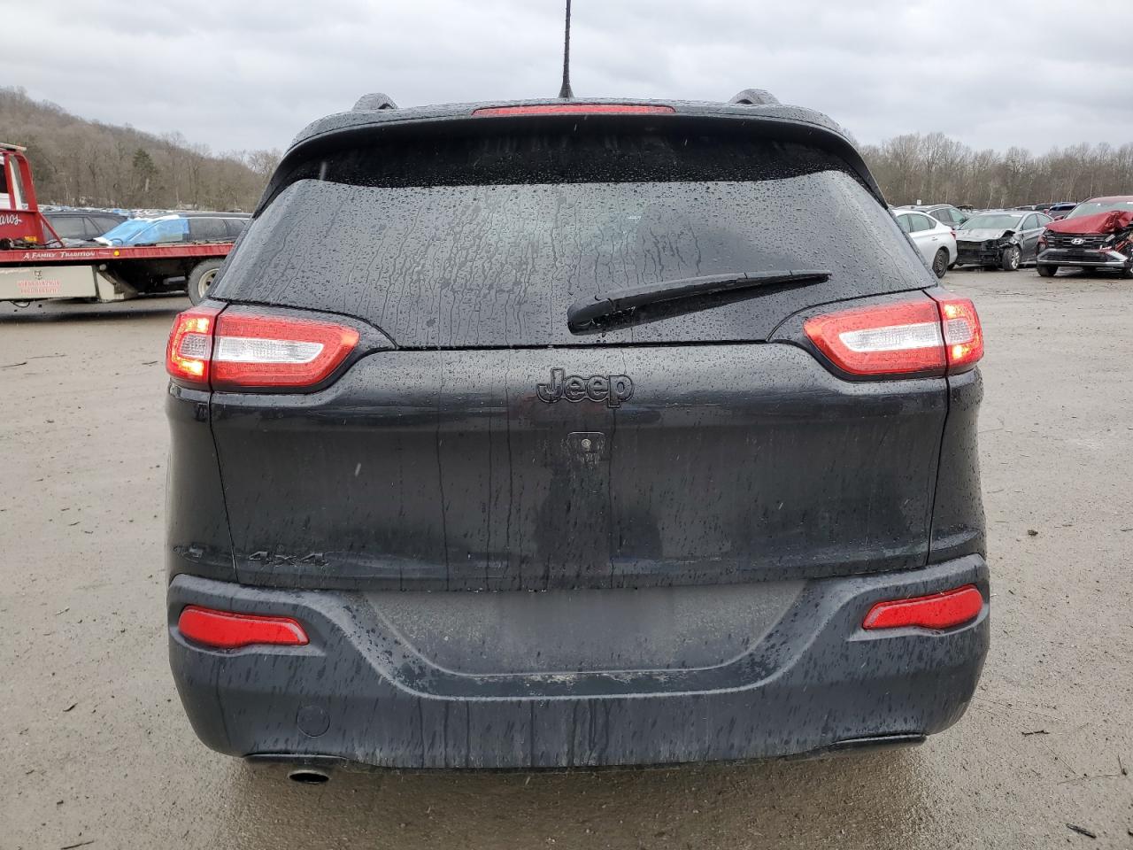2015 Jeep Grand Cherokee VIN 1C4PJMCB0FW756224 Copart auction photo, front end / side damage thumbnail 6