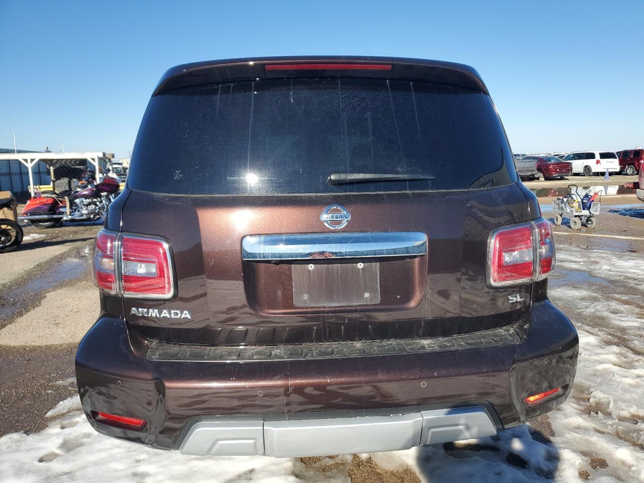 2017 Nissan Armada VIN JN8AY2ND1H9001660 Copart auction photo, normal wear damage thumbnail 6