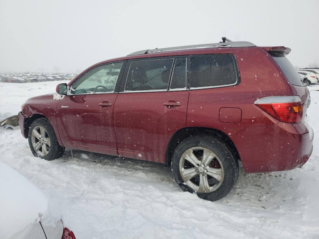 2008 Toyota Highlander VIN JTEES43A082026668 Copart auction photo, front end damage thumbnail 2