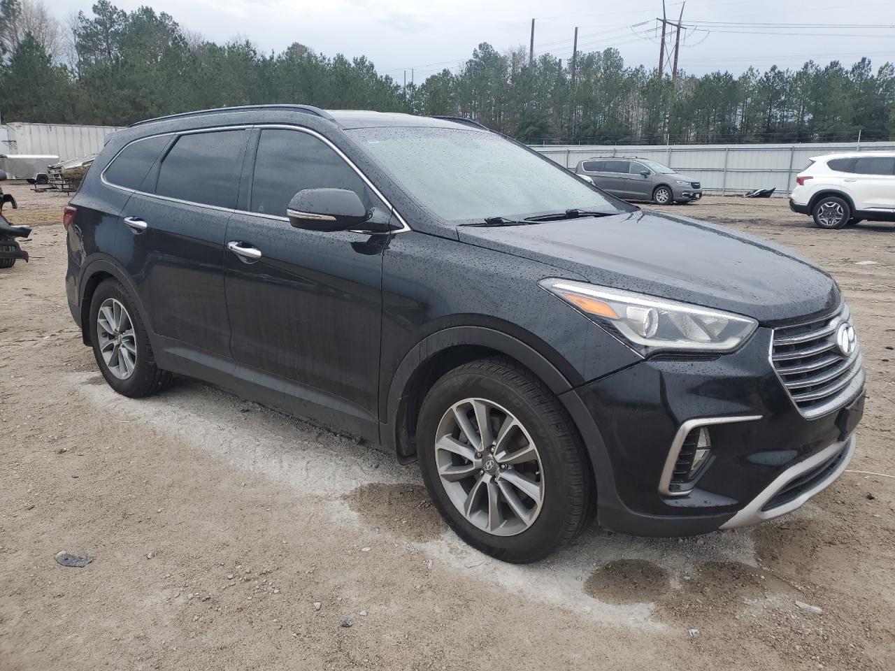 2018 Hyundai Santa Fe VIN KM8SN4HF9JU266164 Copart auction photo, side damage thumbnail 4