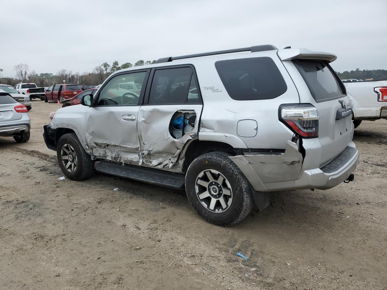 2023 Toyota 4Runner VIN JTEPU5JR5P6152839 Copart auction photo, side / front end damage thumbnail 2