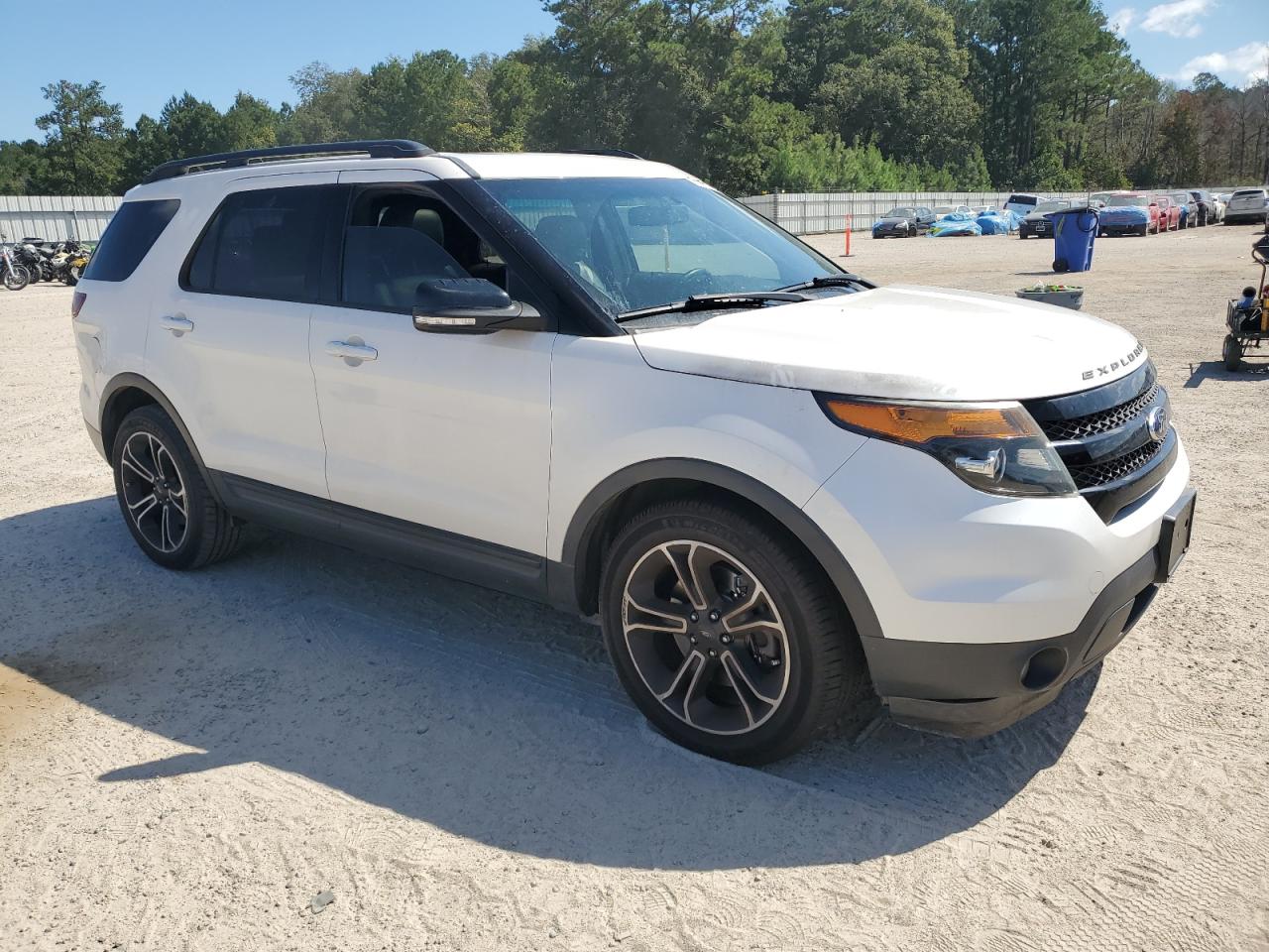 2015 Ford Explorer VIN 1FM5K8GT9FGA99668 Copart auction photo, burn - engine damage thumbnail 4