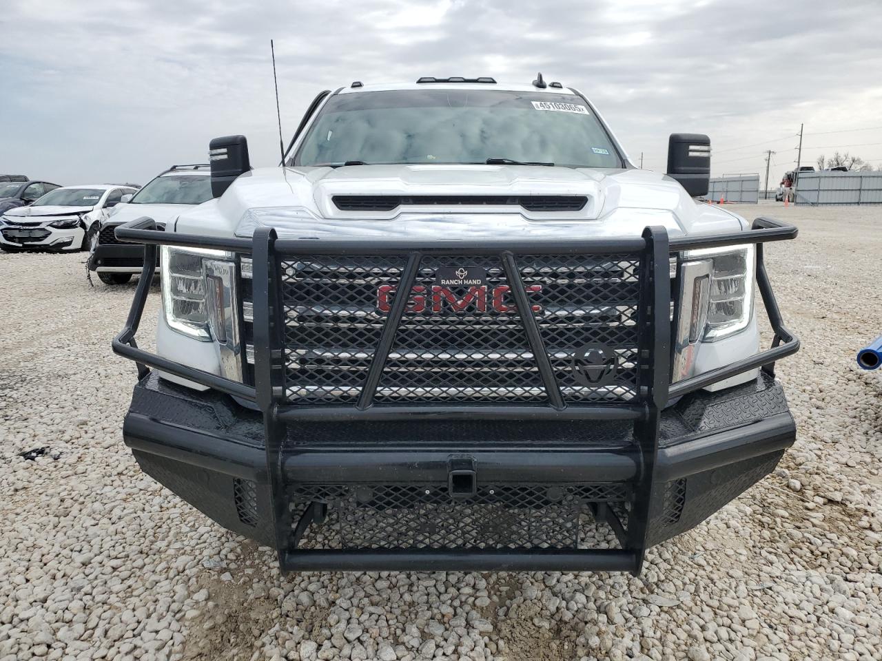 2022 GMC Sierra VIN 1GT39ME72NF164435 Copart auction photo, side damage thumbnail 5