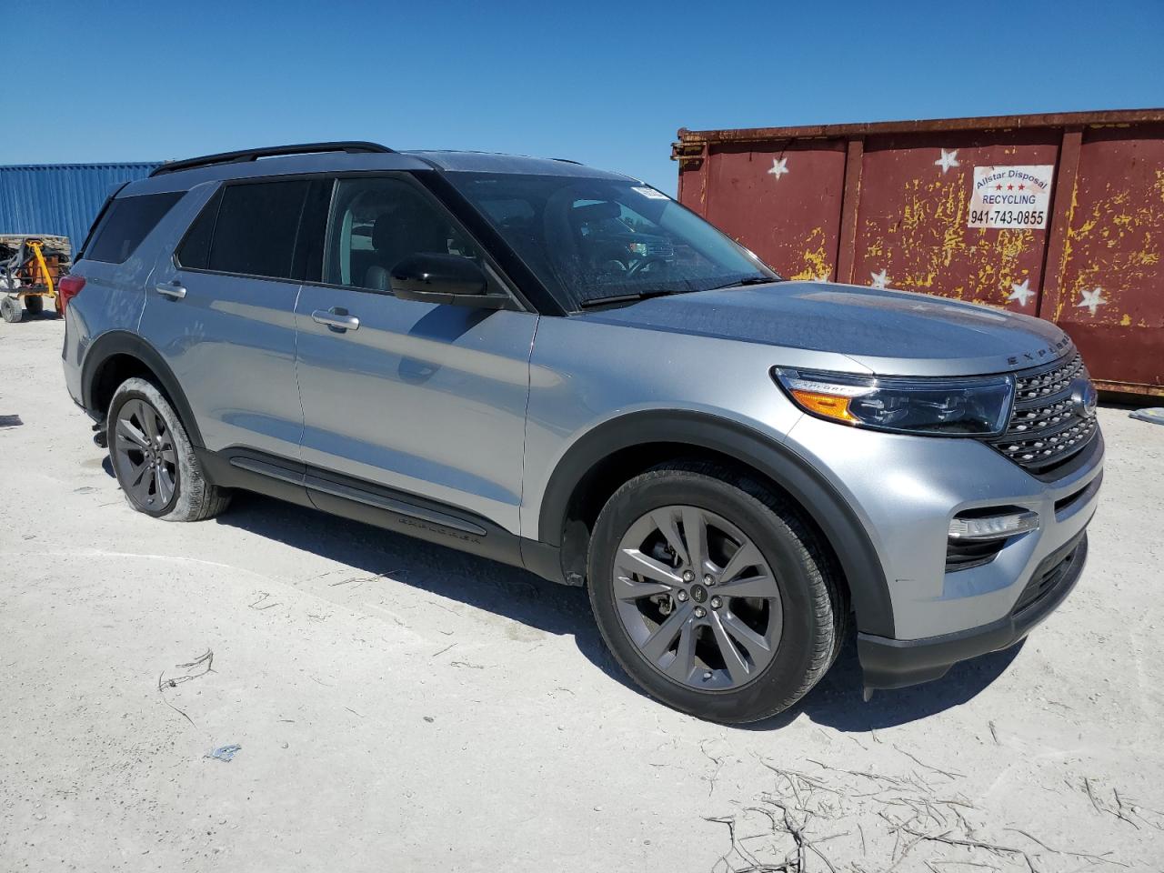 2022 Ford Explorer VIN 1FMSK7DH1NGC10872 Copart auction photo, rear end damage thumbnail 4