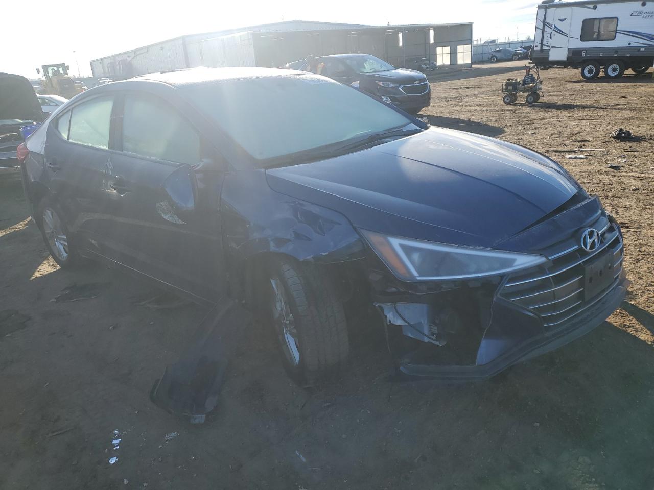 2019 Hyundai Elantra VIN 5NPD84LFXKH466204 Copart auction photo, front end damage thumbnail 4