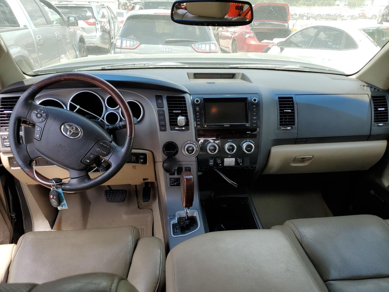 2011 Toyota Sequoia VIN 5TDYY5G11BS035766 Copart auction photo, front end damage thumbnail 8
