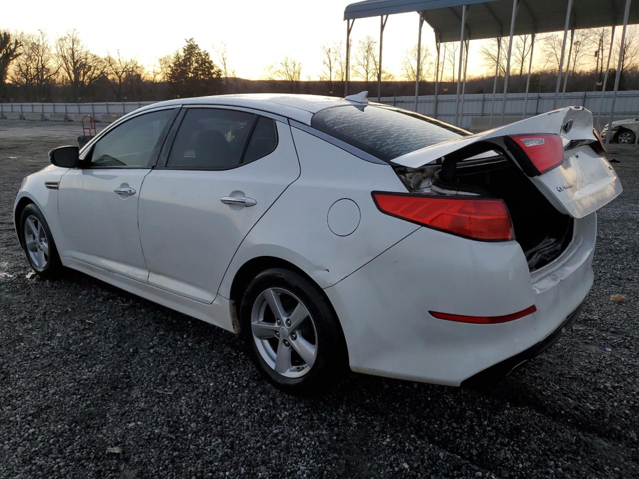 2014 KIA Optima VIN 5XXGM4A7XEG297676 Copart auction photo, rear end damage thumbnail 2