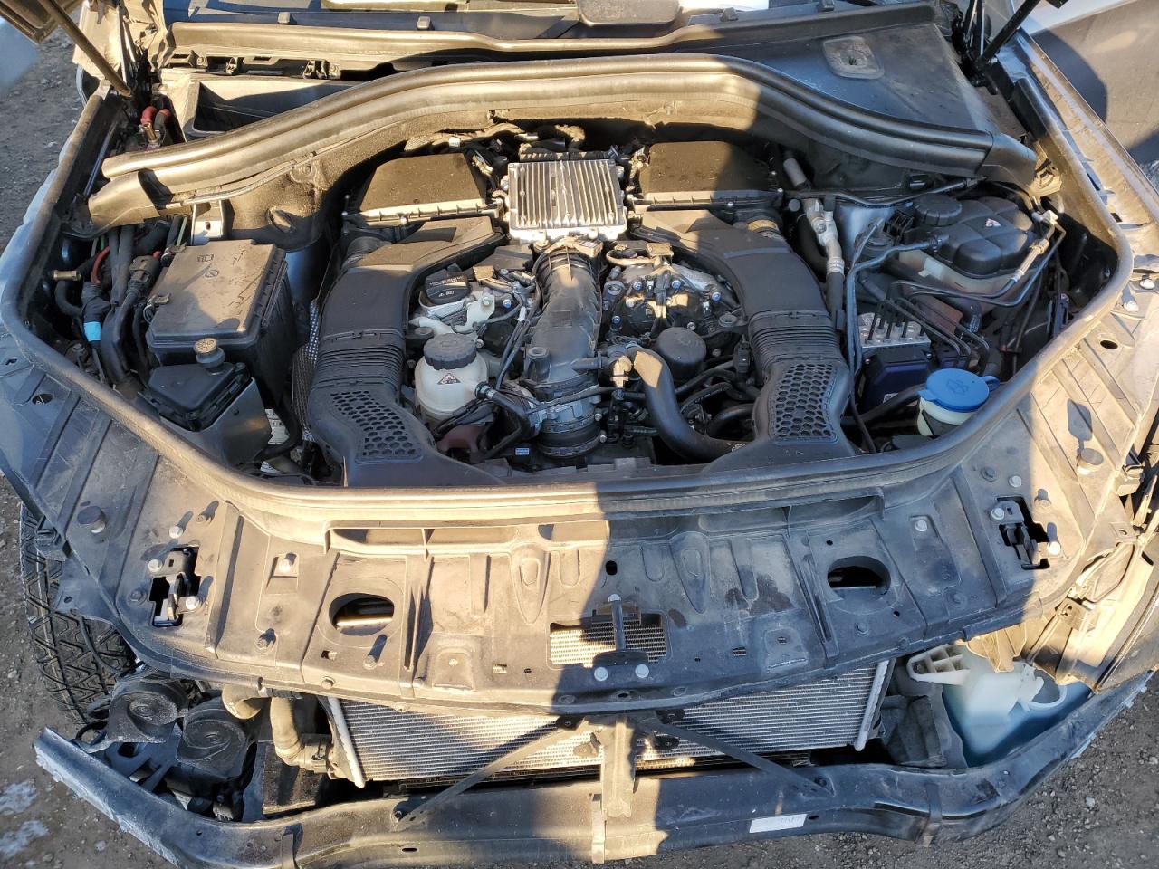 2016 Mercedes-Benz GLE VIN 4JGED6EB9GA037653 Copart auction photo, front end / stripped damage thumbnail 11