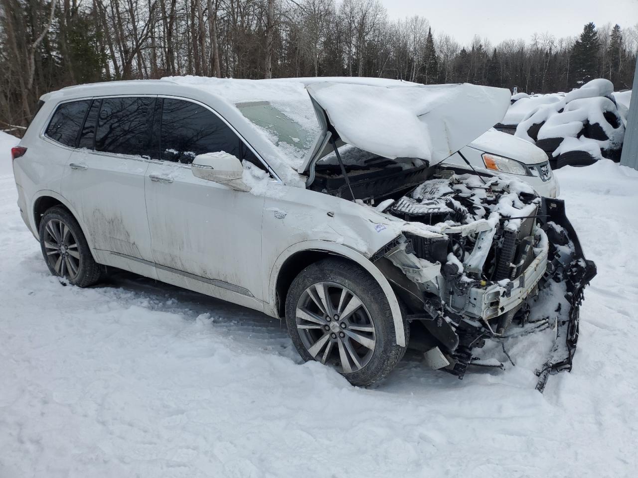 2020 Cadillac XT6 VIN 1GYKPDRS6LZ195144 Copart auction photo, front end damage thumbnail 4
