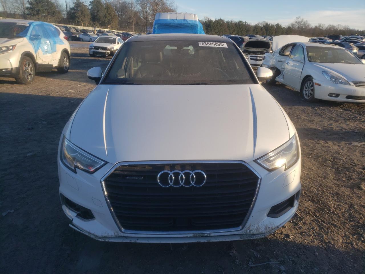 2019 Audi A3 VIN WAUBEGFF9KA082819 Copart auction photo, front end / rear end damage thumbnail 5