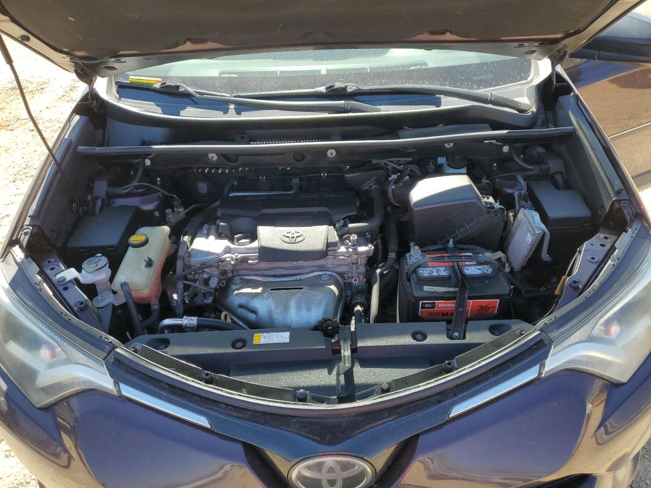2017 Toyota RAV 4 VIN 2T3BFREV0HW565274 Copart auction photo, rear end damage thumbnail 12