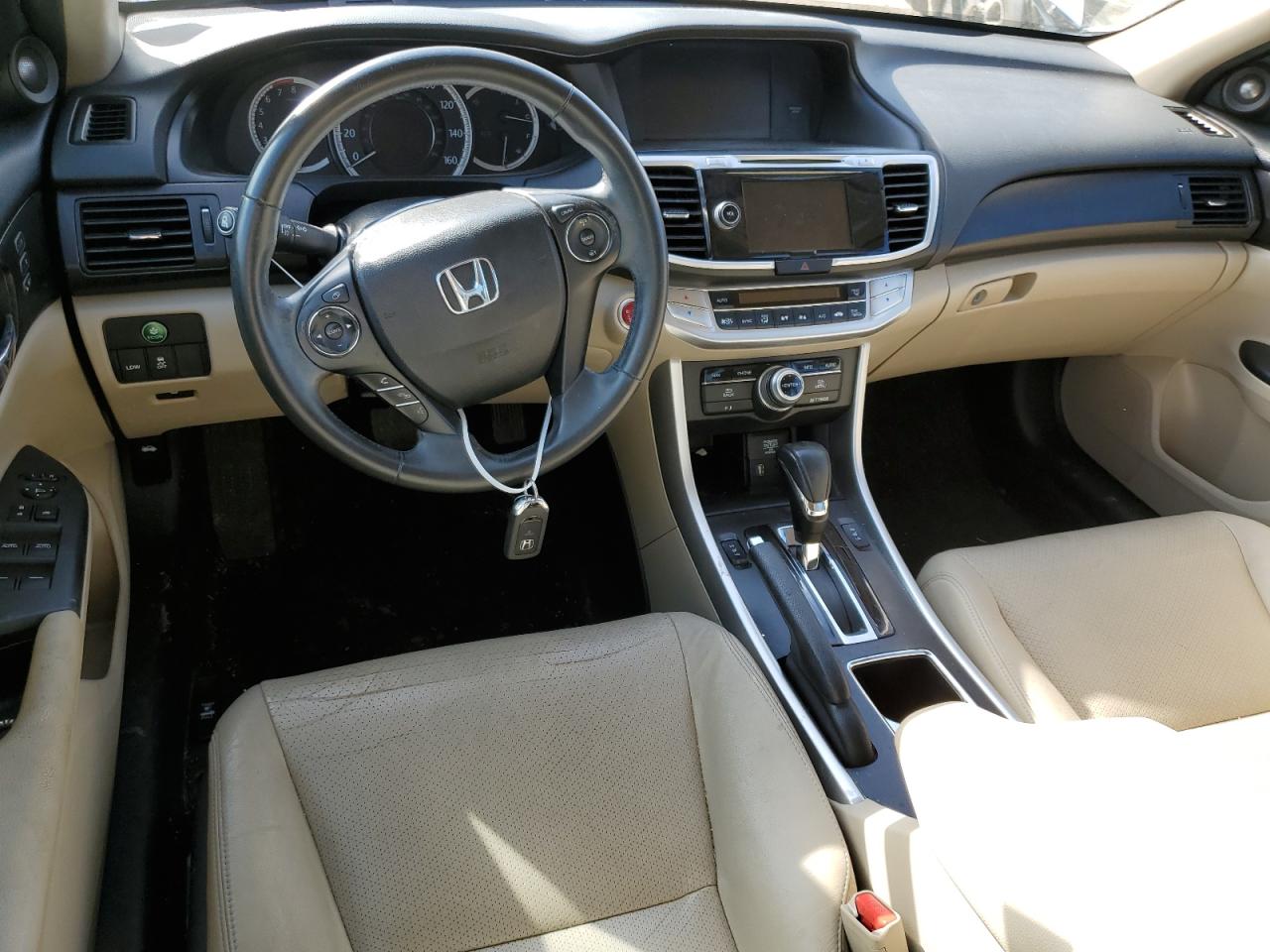2015 Honda Accord VIN 1HGCR3F82FA002077 Copart auction photo, front end damage thumbnail 8