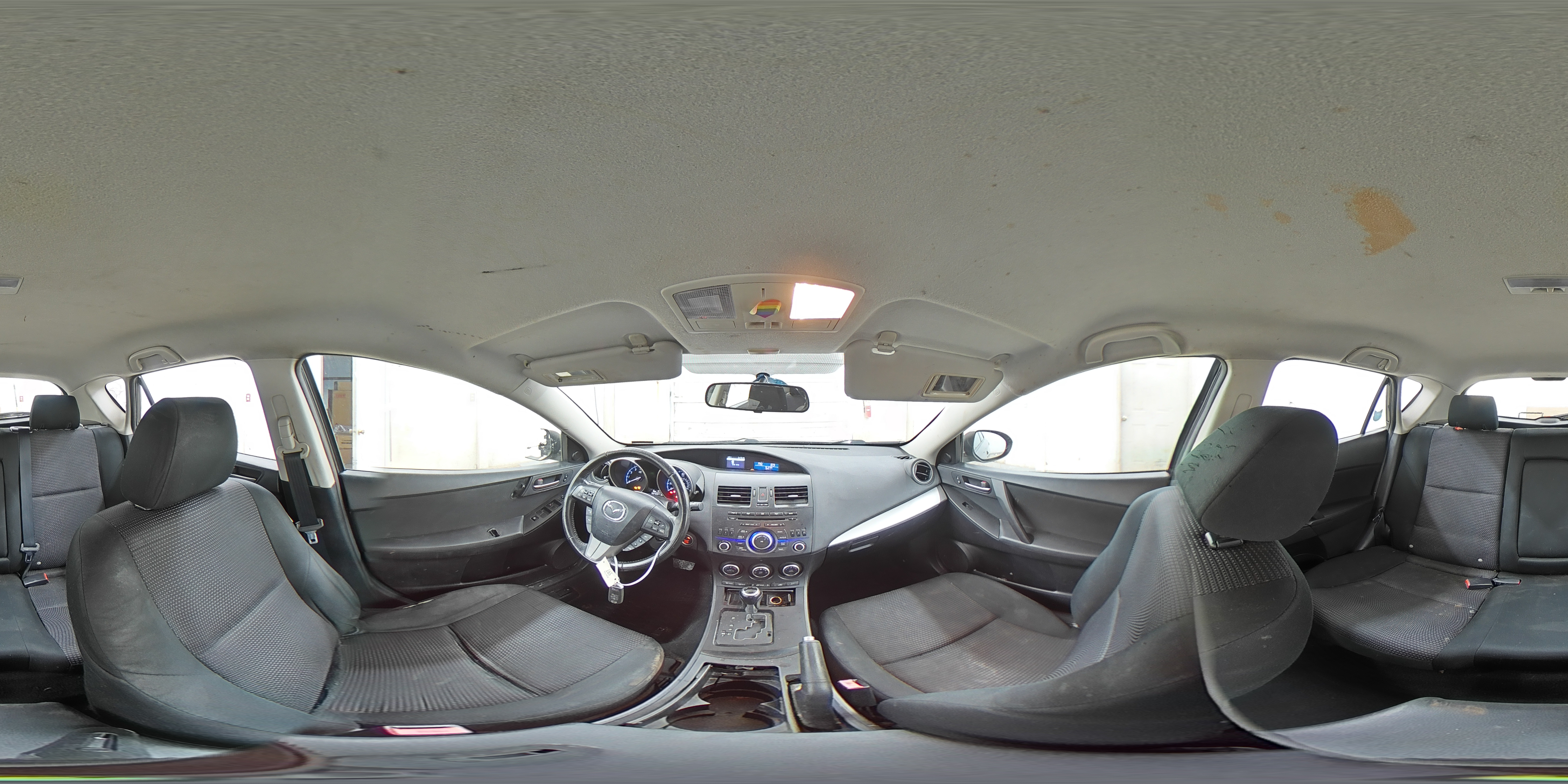 2013 Mazda 3 VIN JM1BL1L7XD1789711 Copart auction photo, rear end / front end damage thumbnail 14