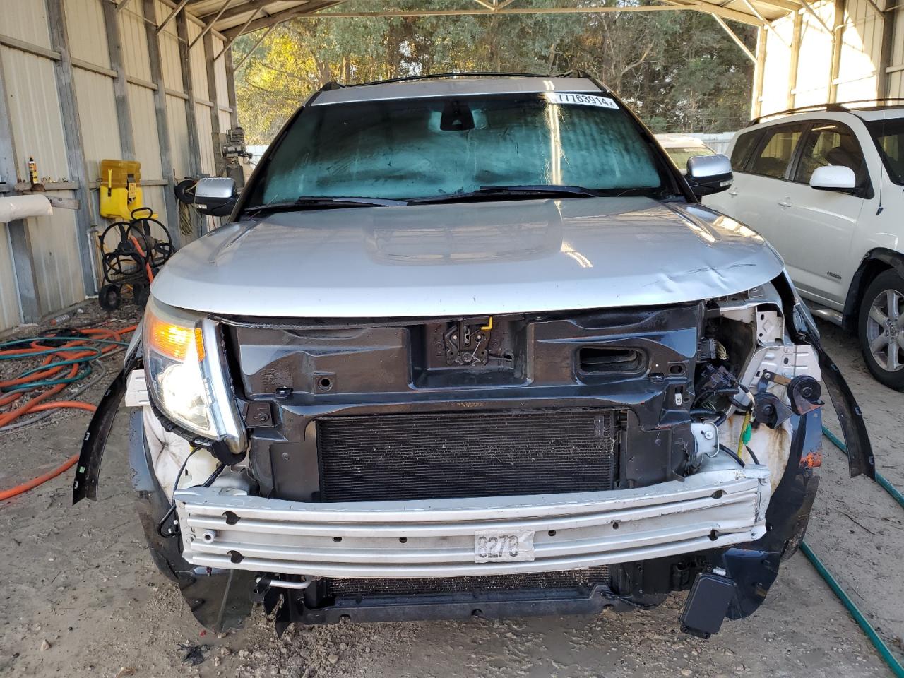 2013 Ford Explorer VIN 1FM5K7F82DGA96129 Copart auction photo, front end damage thumbnail 5